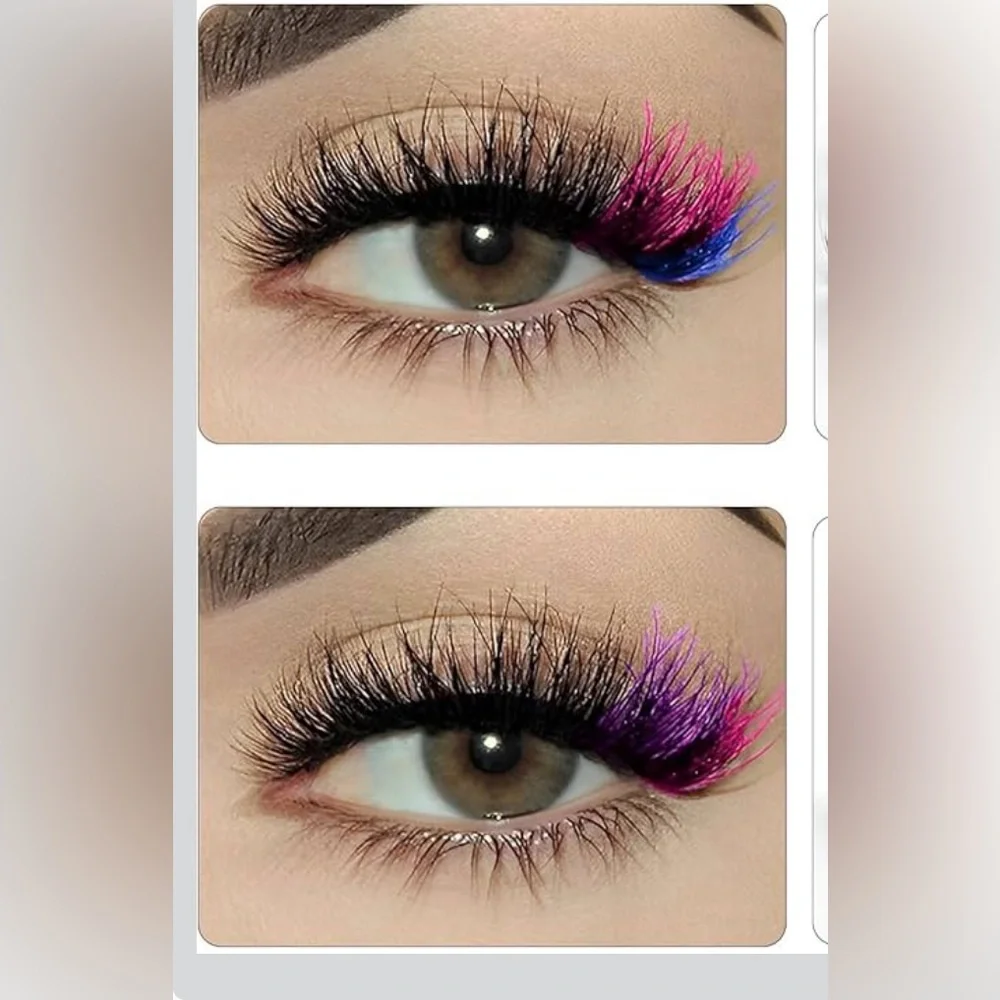 7 Pair Multicolor False Eyelash Set – New Sealed - Picture 1 of 12